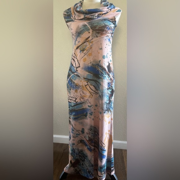 INoah Elegant Multicolor Abstract Maxi Dress size XS - Picture 1 of 5